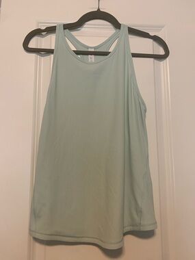 lululemon athletica Mint Ribbed Racerback Tank, Sz 10, EUC